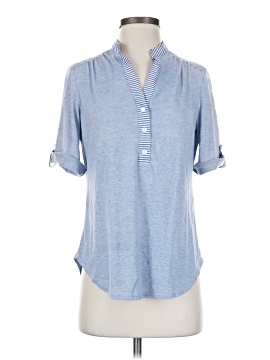 Perseption Concept 3/4 Sleeve Button-Down Shirt (view 1)
