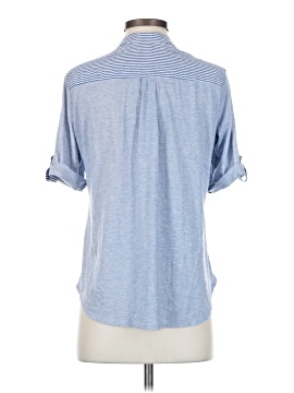 Perseption Concept 3/4 Sleeve Button-Down Shirt (view 2)