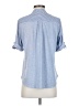 Perseption Concept Blue 3/4 Sleeve Button-Down Shirt Size S - photo 2