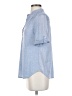 Perseption Concept Blue 3/4 Sleeve Button-Down Shirt Size S - photo 5