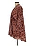 Lularoe 100% Polyester Orange Kimono Size L - photo 5