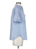 Perseption Concept Blue 3/4 Sleeve Button-Down Shirt Size S - photo 4