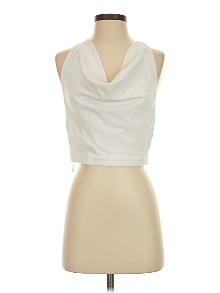 Zara Sleeveless Blouse In White