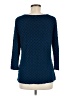 Tianello Blue 3/4 Sleeve Top Size M - photo 2