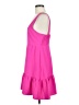 Aqua 100% Polyester Solid Pink Casual Dress Size M - photo 5