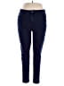 Talbots Outlet Solid Blue Jeans Size 16 - photo 1