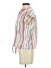 Old Navy Stripes Ivory Sleeveless Button-Down Shirt Size S - photo 5