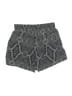 H&M 100% Viscose Paisley Gray Shorts Size 4 - photo 2