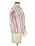 Old Navy Stripes Ivory Sleeveless Button-Down Shirt Size S - photo 4
