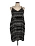 Forever 21 Graphic Black Casual Dress Size L - photo 1
