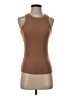 Unbranded Brown Sleeveless T-Shirt Size S - photo 1