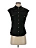 Assorted Brands Black Sleeveless Button-Down Shirt Size S - photo 1