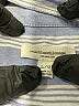 BeachLunchLounge 100% Rayon Stripes Blue Long Sleeve Blouse Size L - photo 7