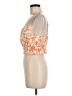Pink Lily 100% Polyester Floral Orange Sleeveless Blouse Size M - photo 5