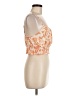 Pink Lily 100% Polyester Floral Orange Sleeveless Blouse Size M - photo 4
