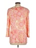 Ruby Rd. Floral Pink 3/4 Sleeve Blouse Size L - photo 2
