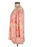 Ruby Rd. Floral Pink 3/4 Sleeve Blouse Size L - photo 5