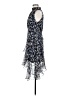 CeCe 100% Polyester Floral Blue Cocktail Dress Size 8 - photo 5
