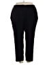 INC International Concepts 100% Polyester Solid Black Active Pants Size 22 - photo 1