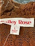 Bailey Rose Brown Long Sleeve Blouse Size L - photo 7