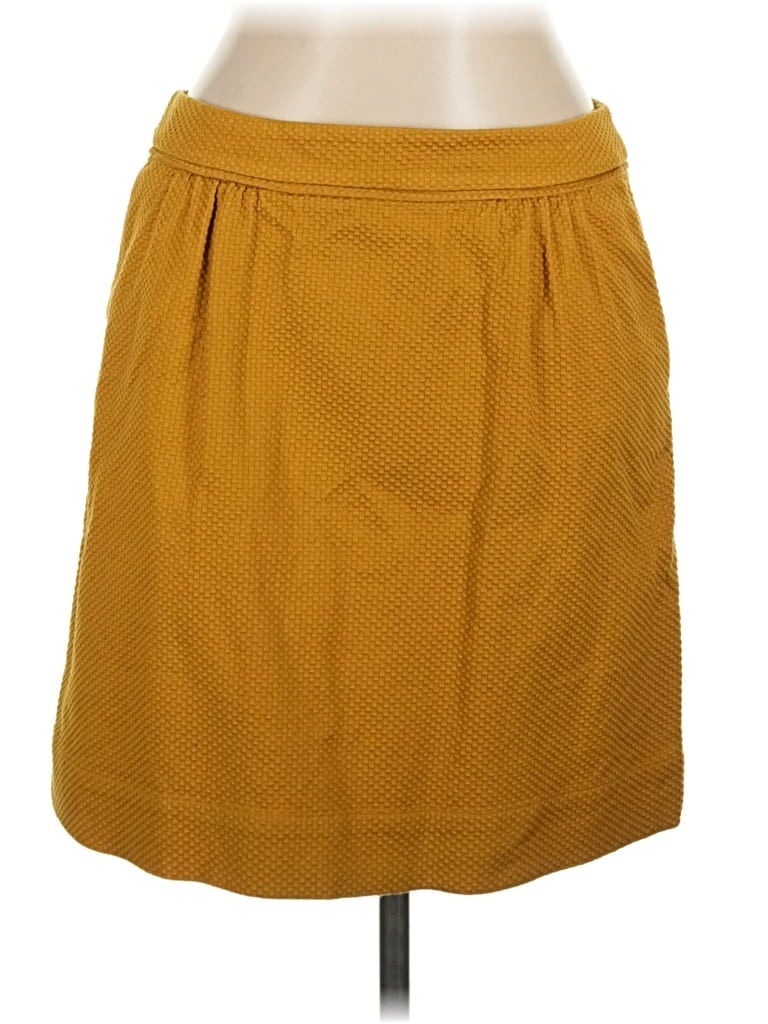 Pre-owned Boden Casual Skirt In Yellow