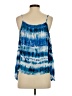 Aqua 100% Rayon Blue Sleeveless Blouse Size XS - photo 2