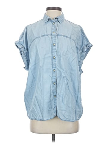 ALLSAINTS Short Sleeve Button-Down Shirt (view 1)