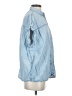 ALLSAINTS 100% Lyocell Blue Short Sleeve Button-Down Shirt Size 4 - photo 4