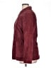 Alfani 100% Leather Burgundy Coat Size XL - photo 5