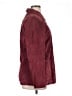 Alfani 100% Leather Burgundy Coat Size XL - photo 4