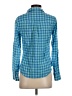Vineyard Vines Checkered-gingham Teal Long Sleeve Button-Down Shirt Size 0 - photo 2