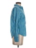Vineyard Vines Checkered-gingham Teal Long Sleeve Button-Down Shirt Size 0 - photo 4