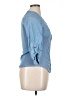 Guess Blue 3/4 Sleeve Button-Down Shirt Size XL - photo 4