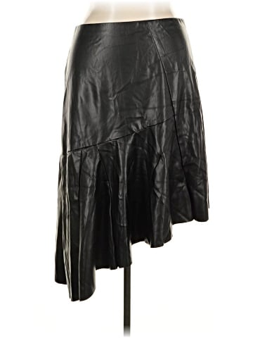 Scoop Faux Leather Skirt (view 1)
