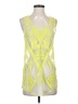 En Creme 100% Polyester Yellow Sleeveless Top Size S - photo 1