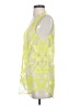 En Creme 100% Polyester Yellow Sleeveless Top Size S - photo 5