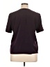 Kasper Purple Short Sleeve Top Size 16 - photo 2
