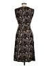Connected Apparel Paisley Black Cocktail Dress Size 10 Petite - photo 2