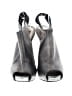 Bebe Metallic Silver Heels Size 8 - photo 2