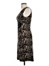 Connected Apparel Paisley Black Cocktail Dress Size 10 Petite - photo 5
