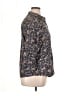 L.L.Bean 100% Cotton Floral Blue 3/4 Sleeve Button-Down Shirt Size XL - photo 4