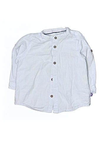 Zara Baby Short Sleeve Button-Down Shirt (view 1)