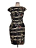 Nine West Graphic Black Cocktail Dress Size 12 - photo 1