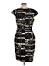 Nine West Graphic Black Cocktail Dress Size 12 - photo 2