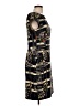 Nine West Graphic Black Cocktail Dress Size 12 - photo 4