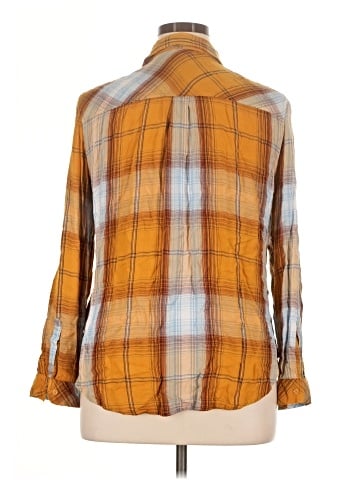a.n.a. A New Approach Long Sleeve Button-Down Shirt (view 2)