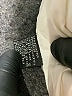 Kasper 100% Acetate Metallic Ivory Jacket Size 18 - photo 7