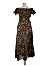 Unbranded 100% Polyester Animal Print Brown Casual Dress Size 0X - photo 2