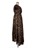 Unbranded 100% Polyester Animal Print Brown Casual Dress Size 0X - photo 4
