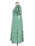 Single Thread Print Green Casual Dress Size M - photo 5
